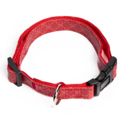 Collar para perro UpDog Nylon de Diseño Rojo