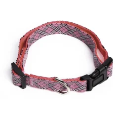 Collar para perro UpDog Nylon de Diseño Rosa