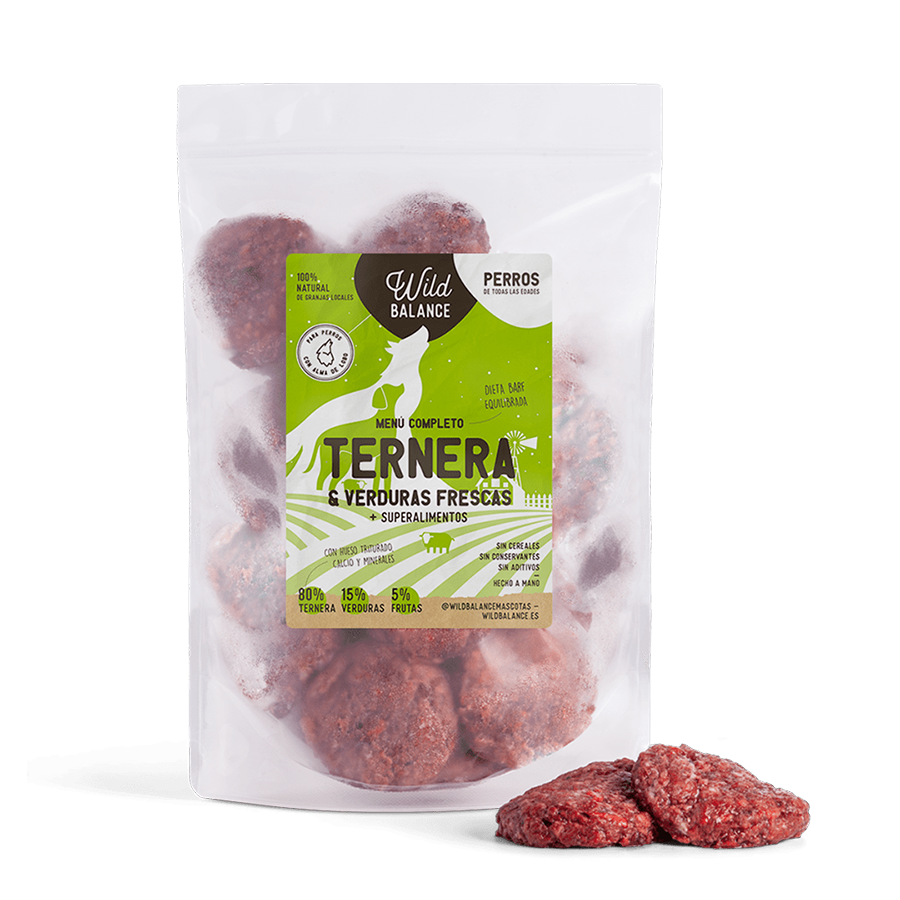 barf perros ternera