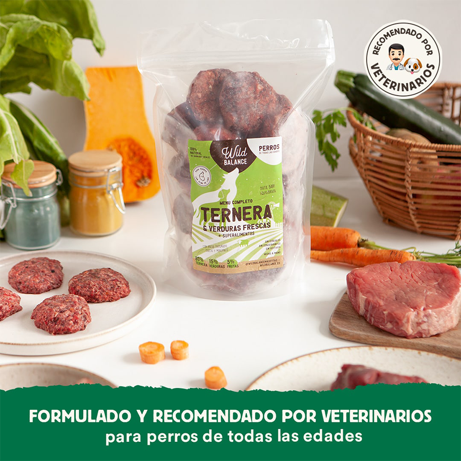 Dieta BARF Wild Balance Menú Ternera - Imagen 6
