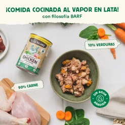 Alternative view of Comida húmeda BARF en Lata Wild Balance Pollo 400g