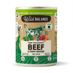 comida humeda barf ternera