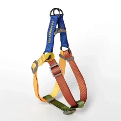 Arnés para perro de nylon The Painter's Wife azul y verde