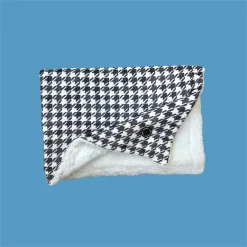 Manta para perros Poppy + Ted Luxe Houndstooth