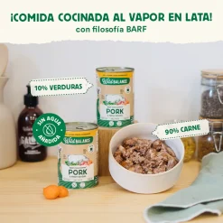 Alternative view of Comida húmeda BARF en Lata Wild Balance Cerdo 400g