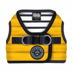Arnés chaleco para perros Nautic Milk & Pepper amarillo