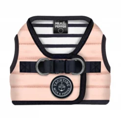 Arnés chaleco para perros Nautic Milk & Pepper rosa