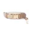 Collar ajustable para perros Milk & Pepper Oroko beige/crudo